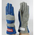 Racequip 351023 One Layer SFI-1 Race Glove; Blue - Medium RQP-351023